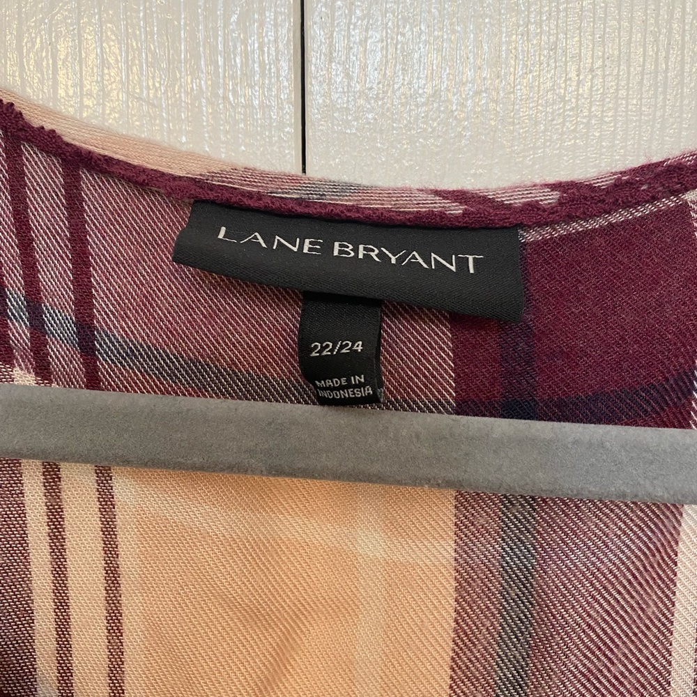 Lane Bryant Plaid Top - Picture 4 of 4